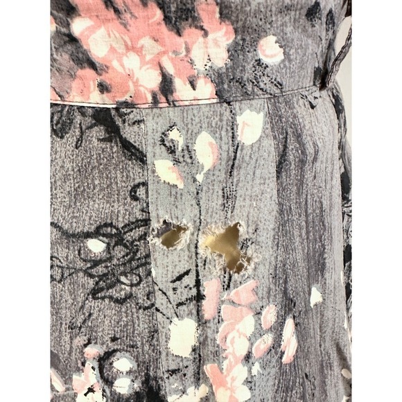 1950s VTG Philmont Sportswear of Miami Grey/Pink Floral Circle Skirt Set M/L - Picture 10 of 15